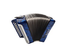 Silvetta Harmonika diatonisch Handharmonika XG-08-BCU 8 Bässe 2 Reihen B-C NEU