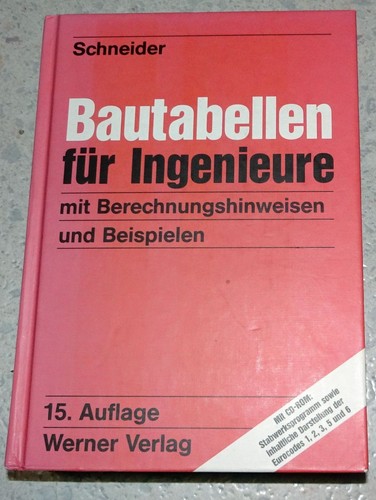 Bautabellen für ingenieure - ingenieure,
