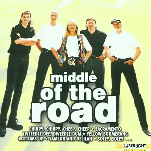 Middle the road - middle, of