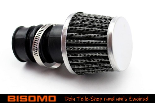 Luftfilter gerade 19mm l - Ø, 15-19mm