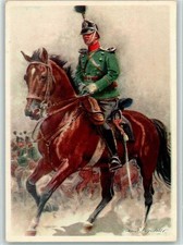 13105535 - Dragoner Regimentskomm. 1914 - sign Hugentobler - Schweizer