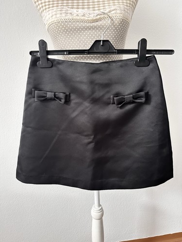 Damen rock satin schwarz - damen,