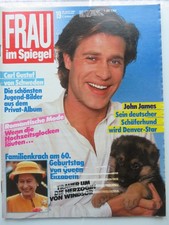 Frau im Spiegel 19/1986, Dunja Rajter, John James, Lou van Burg, Frank Zander,