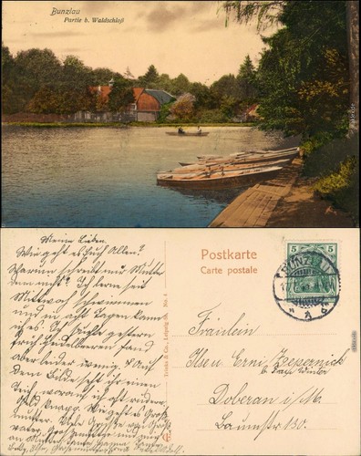 Ansichtskarte bunzlau - ansichtskarte,