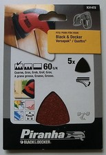 Schleifblätter Dreieckschleifer - für Black & Decker Versapak / Quattro K60-180