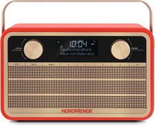 Nordmende Transita 120 | Portables DAB+/UKW Retroradio, Akku, Tragegriff