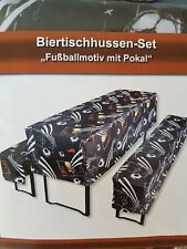 6 x Biertischhussen Set Fußball Pokal Weltmeisterschaft Europameisterschaft...
