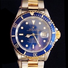 Mens Rolex Submariner Date 18k