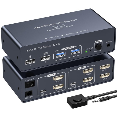 Vedindust kvm switch - 2, pc