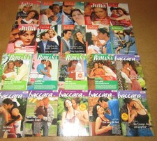 20 Baccara Romana Julia Cora-Romane, Romanhefte gemischt Taschenheftformat po736