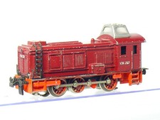 Trix Express 263 H0 Diesellok V36 der DB mit Dachkanzel, Metallguss    #7a