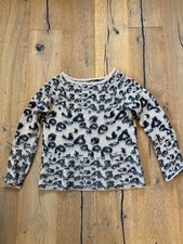 *Rockgewitter* Warmer Strickpullover,beige-schwarz, Gr. S, Top Zustand, NP. 99.-