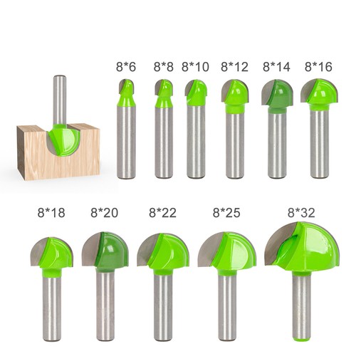 11er 8mm hohlkehlfräser - 11er,
