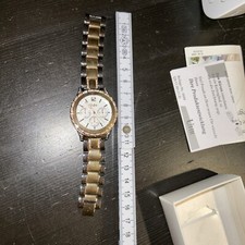 Buffalo Armbanduhr Damen  Chronograph Silber Gold