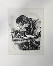 Andreas Paul Weber (1893-1980) Lithographie signiert