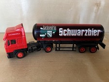 werbetrucks 1:87, Sachsenpils Schwarzbier, Tanker, Lkw, Miniatur, Sondermodell