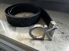 Calvin Klein Herren Gürtel Schwarz Größe 100cm