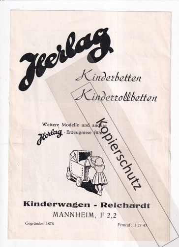 Werbeheft herlag kinderbetten - werbeheft,