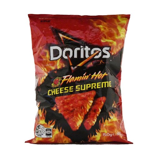 Doritos flamin hot - hot, cheese