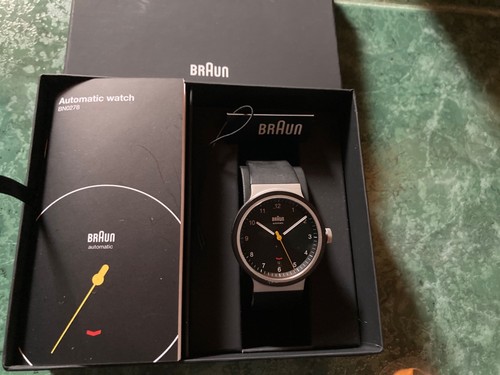 Braun automatik uhr