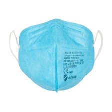 300x FFP2 Masken in Blau / Türkis  Made in EU, CE Zertifiziert bunte FFP 2 Maske