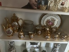 Bavaria Wunsiedel Porzellan Set 24k Gold