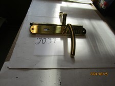 J037 1 x Drückergarnitur Mailand  WC 78 mm Messing Poliert Langschilder