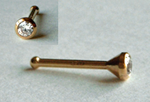 750 echt gold zirkonia - 750,
