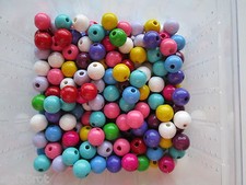 Holzperlen, 100 Stk., 10 mm, speichelfest,  ca 20 verschiedene Farben, oder bunt