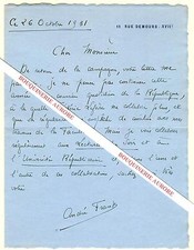 Signierter Autogrammbrief von