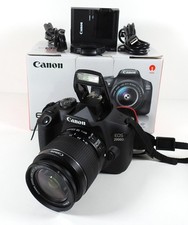 Canon EOS 2000D Spiegelreflexkamera m. EF-S 18-55 IS II Kit schwarz 2734 Ausl. *