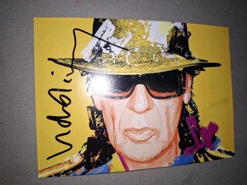 Autogrammkarte udo lindenberg - autogrammkarte,