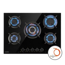 Gaskochfeld 70 cm 5 flammig