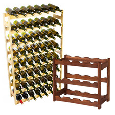 Weinregal Holz 12 - 77 Flaschen Wine Rack Regal Flaschenregal Weinflaschenregal