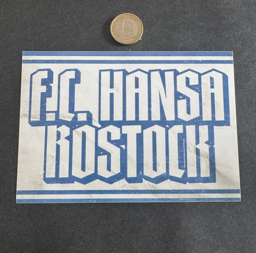 Hansa rostock aufkleber - rostock,