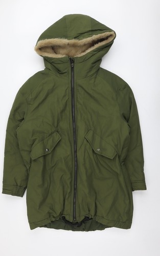 Zara damen parka mantel grün - damen,