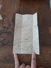 alter Brief, Bremerhaven 1852