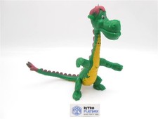 Elliot das Schmunzelmonster Drache Grün Figur Vintage ohne Flügel 12cm /R10F1