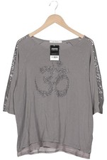 monari T-Shirt Damen Shirt Kurzärmliges Oberteil Gr. EU 48 Grau #8doxpat