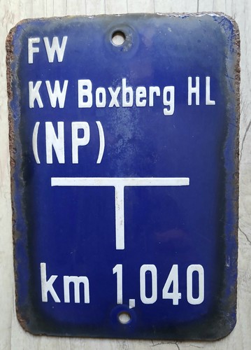 Altes emailleschild ddr - altes,