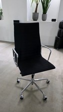 Vitra EA 119 Charles Eames Aluminium Chair Hopsak nero schwarz chrom ⚠️TOP⚠️