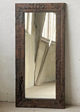 Wandspiegel mit Altholz