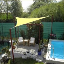 Coolaroo Sonnensegel Dreieck Viereck Quadrat weiß beige terracotta grün blau 