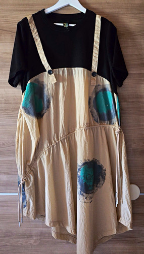 Damen zipfelkleid kurzarm - damen,