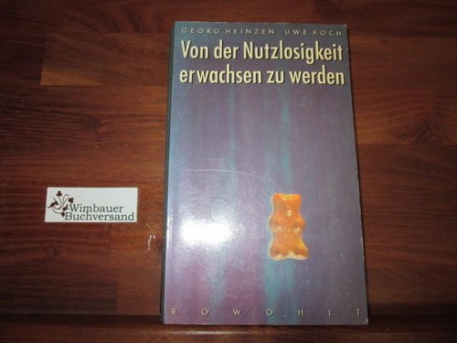 Von der nutzlosigkeit - der,