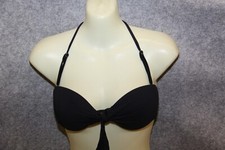 BIKINI OBERTEIL GRÖSSE 34 B SCHWARZ MIT BÜGEL SCHAUMSTOFF CALZEDONIA