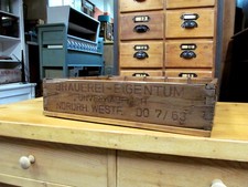 Frachtkiste, Holzkiste, Vintage Bierkiste, Weichholz, Industrial Tablett