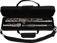 Versandretoure Steinbach C Querflöte E-Mechanik vorgezogenes G Neusilber versilb