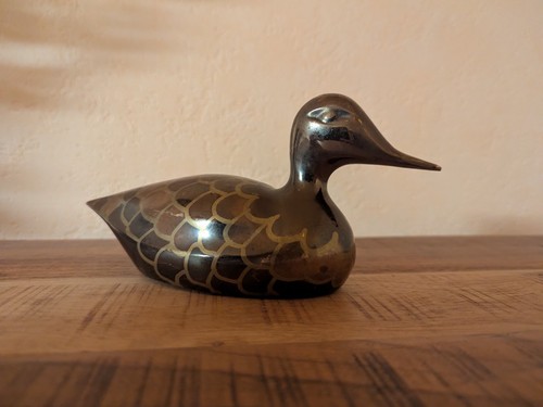 Edle ente aus messing bronze - messing, /