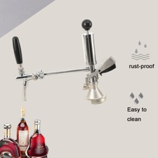 4 Zoll Bierfass Pumpe Edelstahl Bierpumpe Für Kegs Ohne Strom Oder Gaszylinder